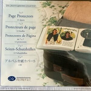 Creative Memories 7x7 Scrapbook Page Protectors